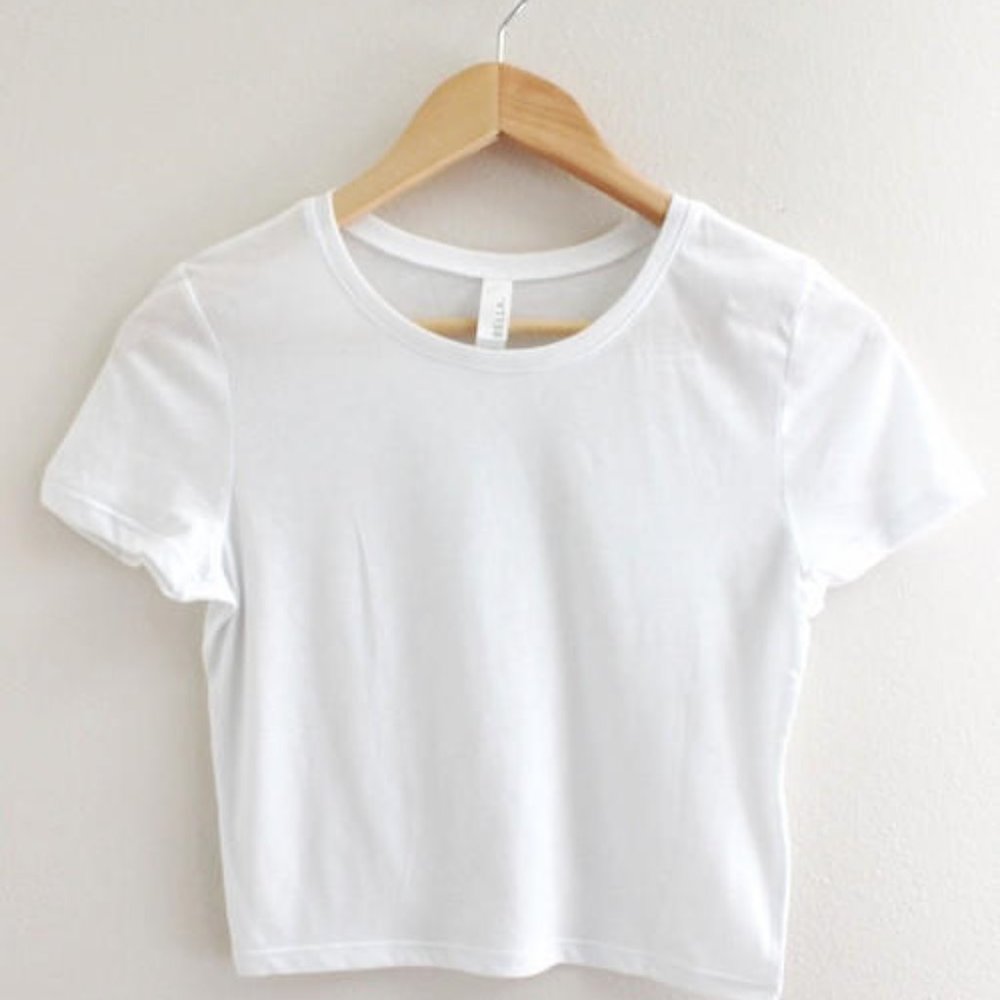 Full Tilt White Crop Top